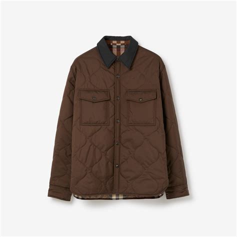 burberry mens overshirt|Burberry truffle brown reversible overshirt.